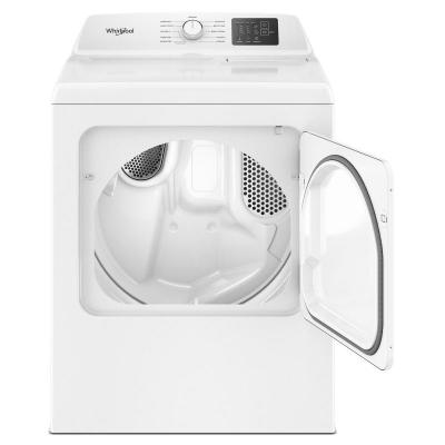 29" Whirlpool 7.0 cu. ft. Vented Top Load Electric Dryer with AutoSensing - YWED4105SW