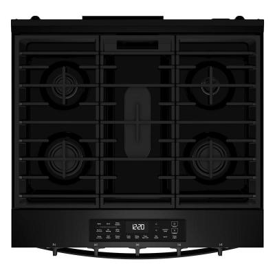 30" Whirlpool Gas Range with Air Cooking Technology - WSGS5030SB