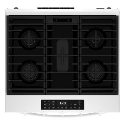 30" Whirlpool Gas Range with Air Cooking Technology - WSGS5030SW