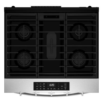 30" Whirlpool Gas Range with Air Cooking Technology - WSGS5030SZ