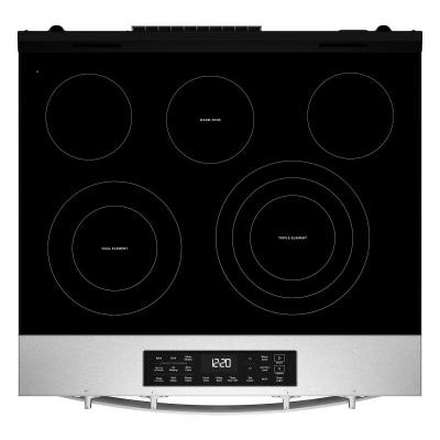 30" Whirlpool Electric Range with Air Cooking Technology - YWSES5030SZ