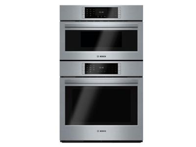 30" Bosch 6.2 Cu. Ft. Speed Combination Oven In Stainless Steel - HBLP752UC