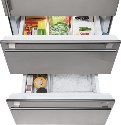 30" SUBZERO  Integrated Over-and-Under Refrigerator/Freezer with Ice Maker and Internal Dispenser - Panel Ready-  IT-30CIID-RH
