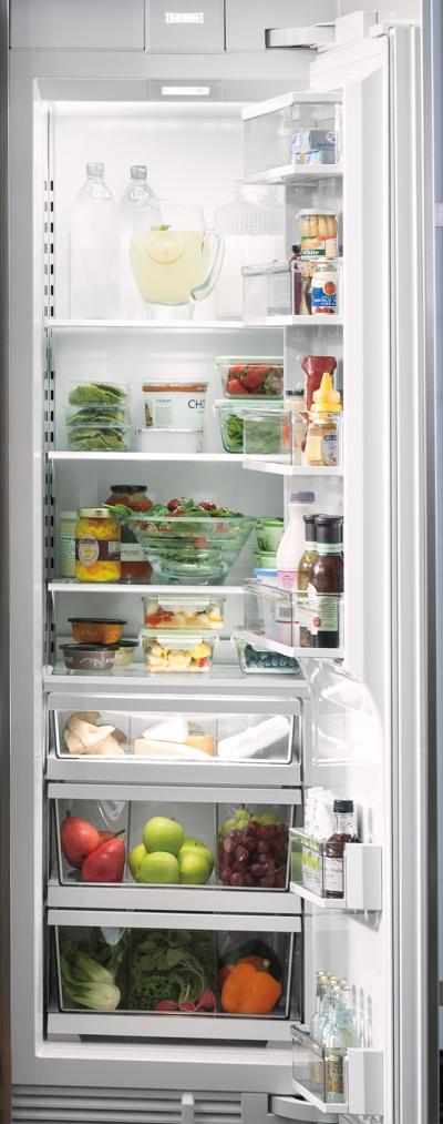 24" SUBZERO Integrated Column Refrigerator - Panel Ready - IC-24R-RH