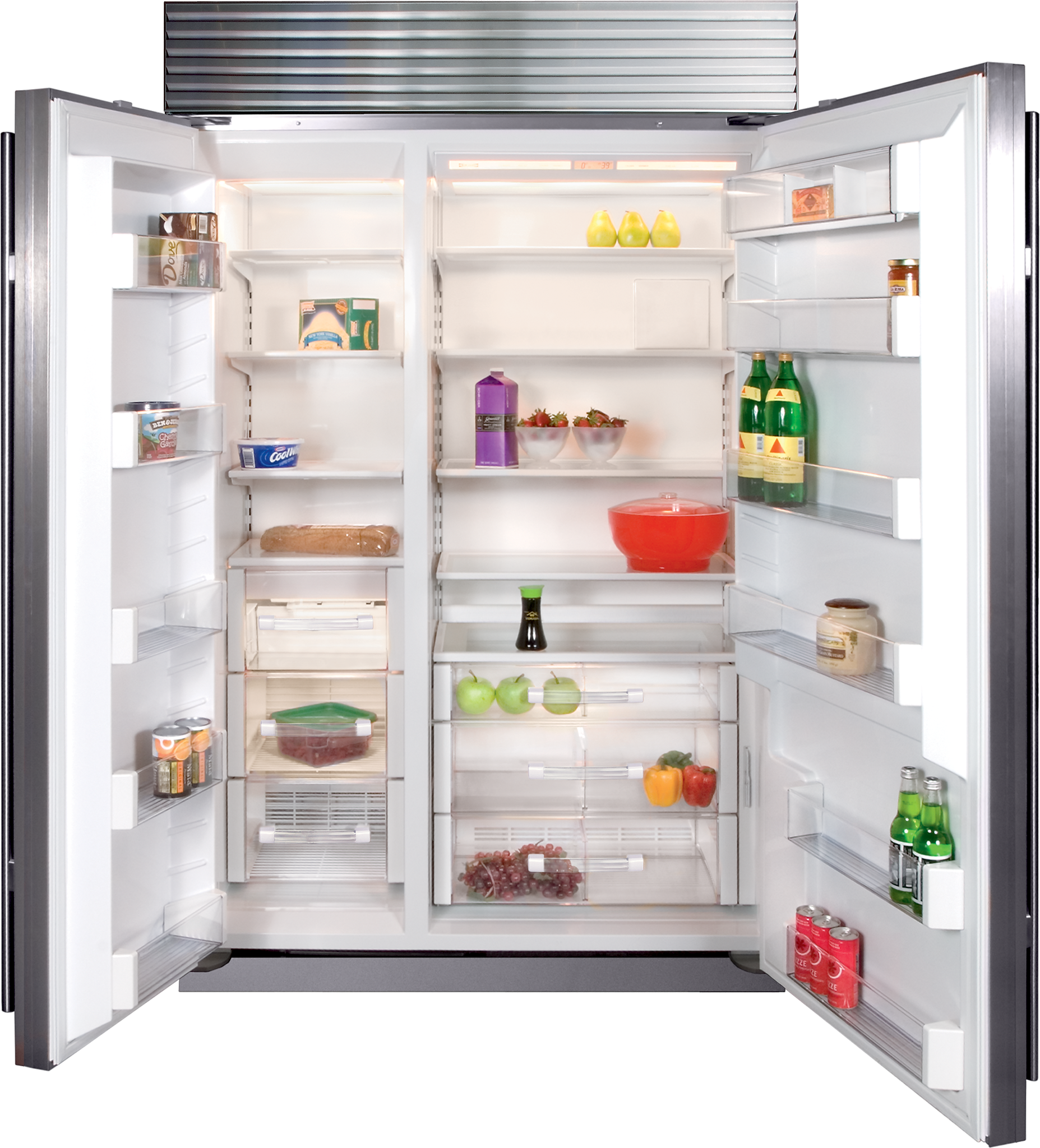 48" SUBZERO Built-In Side-by-Side Refrigerator/Freezer - BI-48S/S/TH.