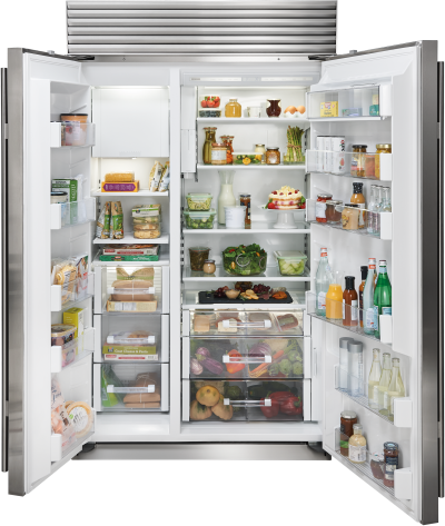 48" SUBZERO  Built-In Side-by-Side Refrigerator/Freezer with Internal Dispenser - BI-48SID/S/PH