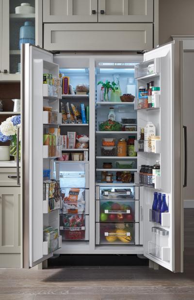 SUBZERO 36" Built-In Side-by-Side Refrigerator/Freezer - Panel Ready - BI-36S/O