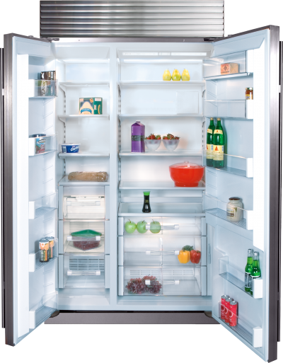 42" SUBZERO  Built-In Side-by-Side Refrigerator/Freezer - BI-42S/S/TH