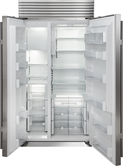 42" SUBZERO Built-In Side-by-Side Refrigerator/Freezer with Internal Dispenser - Panel Ready - BI-42SID/O