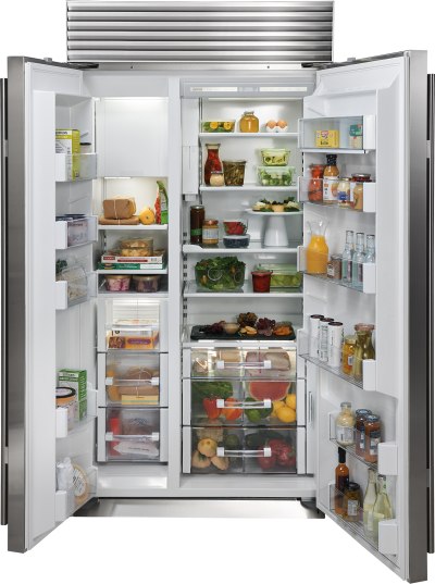 42" SUBZERO Built-In Side-by-Side Refrigerator/Freezer with Internal Dispenser - Panel Ready - BI-42SID/O