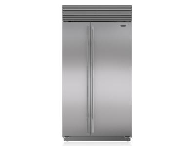 42" SUBZERO Built-In Side-by-Side Refrigerator/Freezer with Internal Dispenser - BI-42SID/S/PH