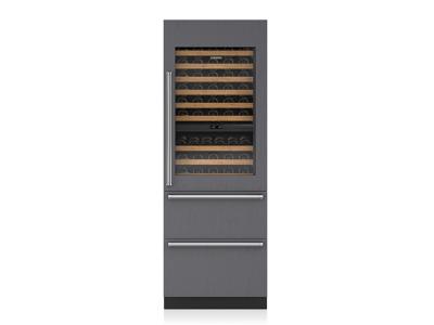 30" SUBZERO  Integrated Wine Storage with Refrigerator Drawers - Panel Ready - IW-30R-LH