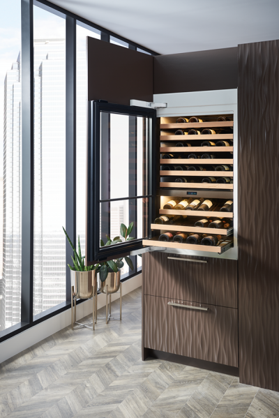 30" SUBZERO  Integrated Wine Storage with Refrigerator Drawers - Panel Ready - IW-30R-LH