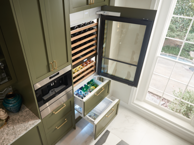 30" SUBZERO Integrated Wine Storage with Refrigerator/Freezer Drawers - Panel Ready -IW-30CI-LH