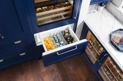 30" SUBZERO Integrated Wine Storage with Refrigerator/Freezer Drawers - Panel Ready -IW-30CI-LH