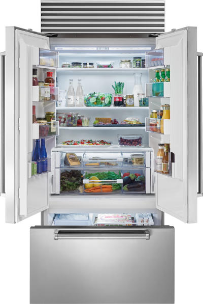 36" SUBZERO Built-In French Door Refrigerator/Freezer with Internal Dispenser - BI-36UFDID/S/TH