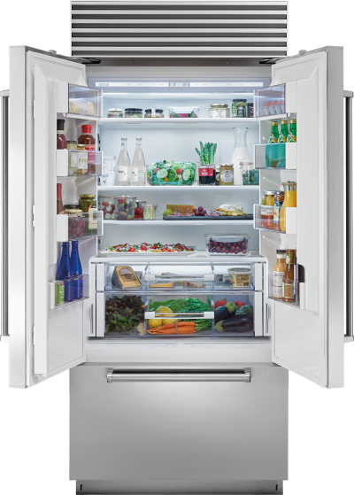 36" SUBZERO Built-In French Door Refrigerator/Freezer with Internal Dispenser - BI-36UFDID/S/TH