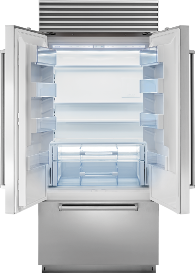 36" SUBZERO Built-In French Door Refrigerator/Freezer with Internal Dispenser - BI-36UFDID/S/PH