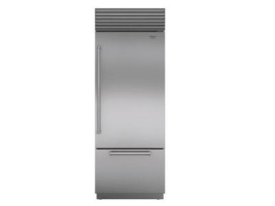 30" SUBZERO Built-In Over-and-Under Refrigerator/Freezer - BI-30U/S/PH-RH