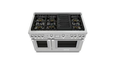 48" Thermador Pro Harmony Standard Depth Gas Range - PRG486WLH