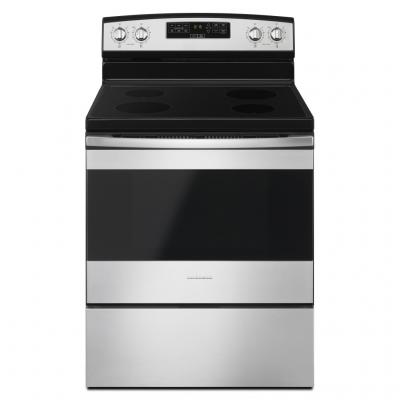 30" Amana Electric Range With Extra-Large Oven Window - YAER6303MFS