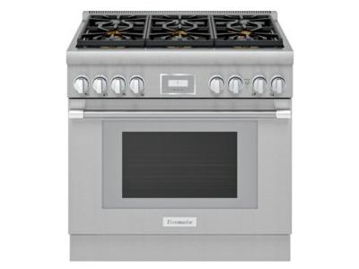 36" Thermador  Pro-Harm Duel Fuel Range 6 Burner - PRD366WHC