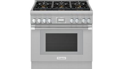 36" Thermador Professional Series Pro Harmony Standard Depth All Gas Range - PRG366WH