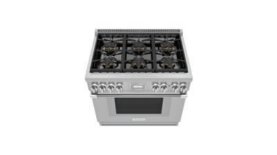 36" Thermador Professional Series Pro Harmony Standard Depth All Gas Range - PRG366WH