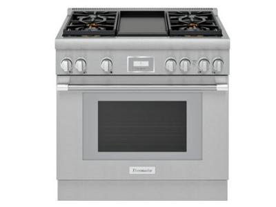 36" Thermador Pro Harmony  Standard Depth Gas Range - PRG364WDH