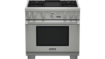 36" Thermador Pro Grand  Commercial Depth Gas Range - PRG364JDG
