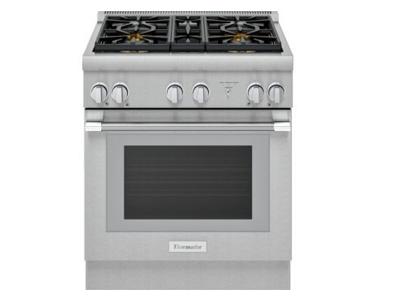 30" Thermador  Pro-Harm Duel Fuel Range 4 Burner - PRD304WHC