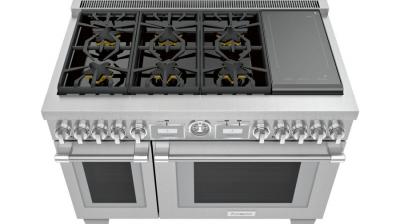 48" Thermador Pro-Grand Freestanding Dual-Fuel Range - PRD486WIGC