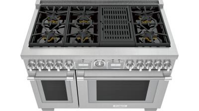 48" Thermador Professional Series Pro Grand Commercial Depth All Gas Range - PRG486WLG