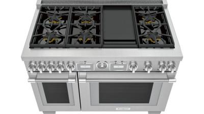 48" Thermador Professional Series Pro Grand Commercial Depth All Gas Range - PRG486WDG