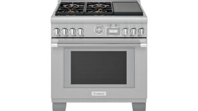 36" Thermador Pro-Grand Freestanding Dual-Fuel Range - PRD364WIGC