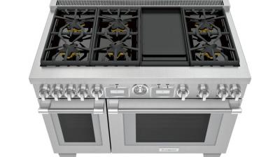 48" Thermador  Pro-Grand Freestanding Dual-Fuel Range - PRD486WDGC